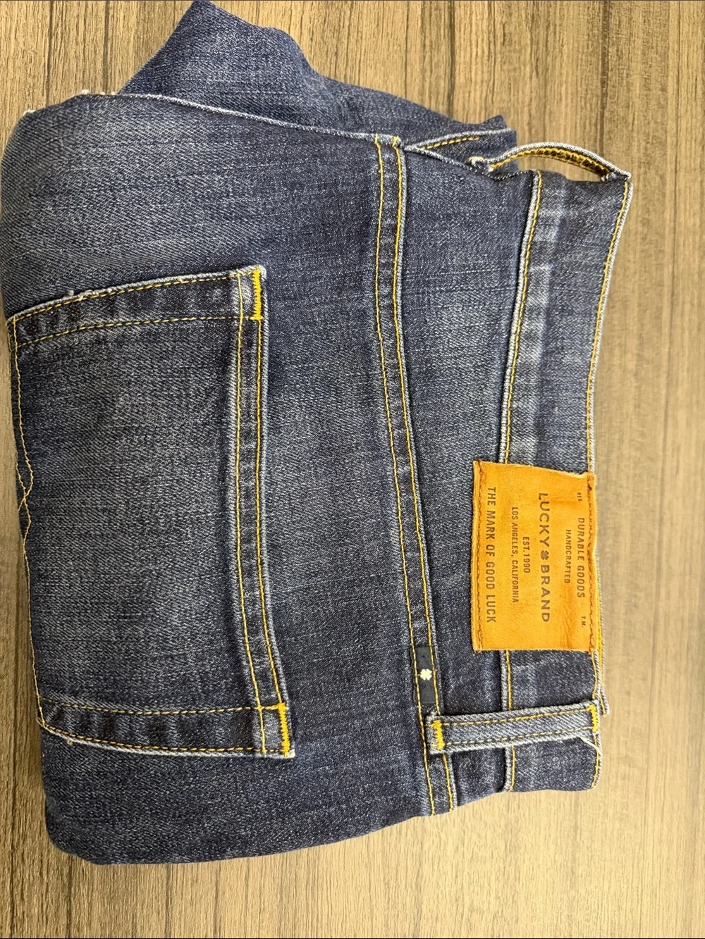 Lucky Brand Men's Faded Blue Slim Straight Jeans
